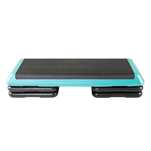 Image of The Original STEP Exercise Step Platform, Health Club Size Stepper for Exercise at Home with 4 Stackable Risers for Height Adjustments