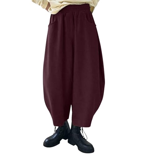 Pantalon court en lin femme fluide qualité supérieure avec poches