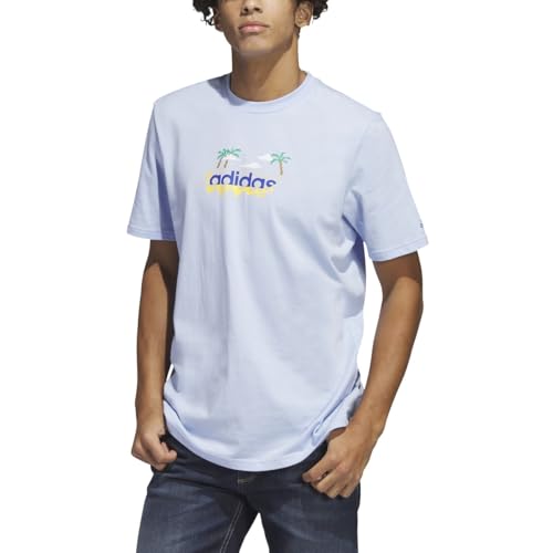Adidas T-shirt linéaire pour homme anti-transpiration contre les odeurs