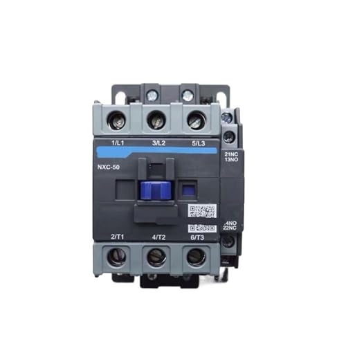 Contactor de potencia CJX2-5011 de 50A trifásico y contactor de CA LC1D para carril DIN