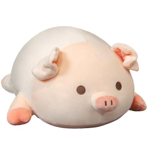 KUKUShining Cerdo De Peluche, Peluche Regordete Cojín Suave Almohada For Abrazar Peluche For Niños Regalo De Cumpleaños For El Hogar(Open Eye,40cm/15.75in)
