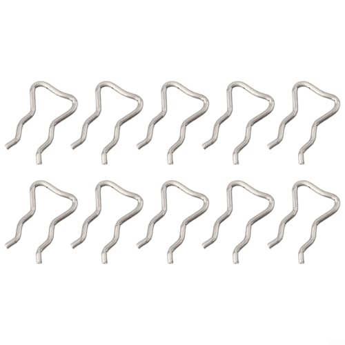 Imagen de ZMdooreasy Recambio de 10 clips de acero inoxidable para inyectores diésel para sistemas Bosch
