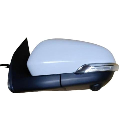 Rétroviseur voiture pour Peugeot Landtrek Changan Hunter Kaicheng F70 2021-2025 Côté Gauche Blanc 8 Broches