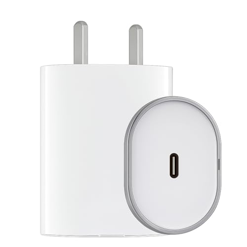 Image of Original 45W PPS Fast Charger for Nothing Phone 3a /3a Pro /2a /2a Plus /2 /1 & CMF Phone 1 | PD 3.0 USB C Type-C Rapid Charging Adapter | BIS Certified Wall Charger | White