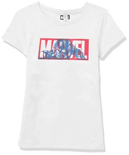 T-shirt Marvel blanc à logo pour fille taille XL