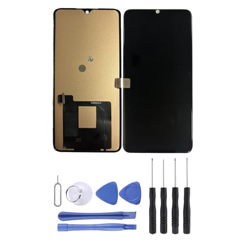 JUANIO Pantalla LCD + Vidrio táctil para Xiaomi Mi Note 10 M1910F4G 6.47" Negro + Herramientas Ofrecido