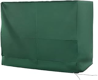 Outsunny Oxford Patio 3-seater Swing Chair Cover Outdoor Garden Furniture Rain Protection Protector Waterproof Anti-UV Green 240L x 133W x 185H cm
