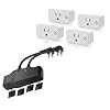 4pcs Mini Smart Plug Bundle with 2pcs Outdoor Smart Plug