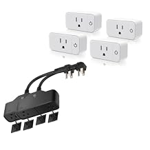 4pcs Mini Smart Plug Bundle with 2pcs Outdoor Smart Plug