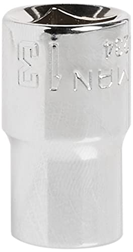 Shallow Socket, Metric, 1/2-Inch Drive, 13mm, 12-Point () - CRAFTSMAN CMMT44234