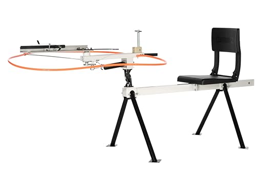 Do All Outdoors Single Head Backyard Clay Pigeon Thrower with Trigger Chair, Mounts to a Standard 2 inch Hitch