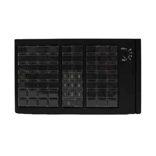 Teclado de caja registradora programable de 66 teclas con tecnología de membrana 5