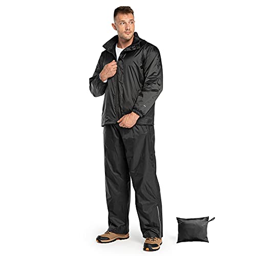 33,000Ft Mens Rain Suit With Hideaway Hood Waterproof Rain Gear thumb #1