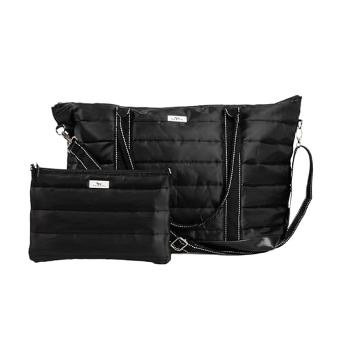 SCOUT 3-in-1 Puffer Travel System: Tote Plus Pouch, Both Convert to Crossbodies