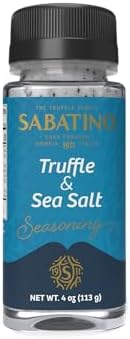 Sabatino Tartufi Truffle Salt Shaker, All Natural Gourmet Truffle Salt Seasoning, Sicilian Sea Salt,Kosher, Non-Gmo Project Verified, 4 oz
