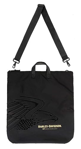Harley-Davidson 120th Anniversary Helmet Bag, Water-Resistant Nylon - Black
