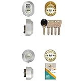 TOSTEM(トステム) 玄関ドア 鍵 交換 DN シリンダー錠 ディンプルキー LIXIL プレナスX キー5本 Z-1A4-DDTC ブラック 交換手順書付き QDK-668 QDK-751 QDK-752