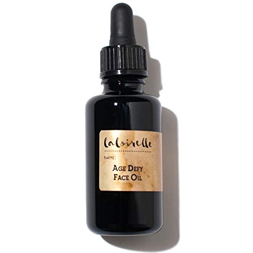 Laloirelle Age Defy Face Oil - Virgin Marula Oil, Rosehip Oil Infused with Organic Reishi Mushroom, Ginseng, Cordyceps M