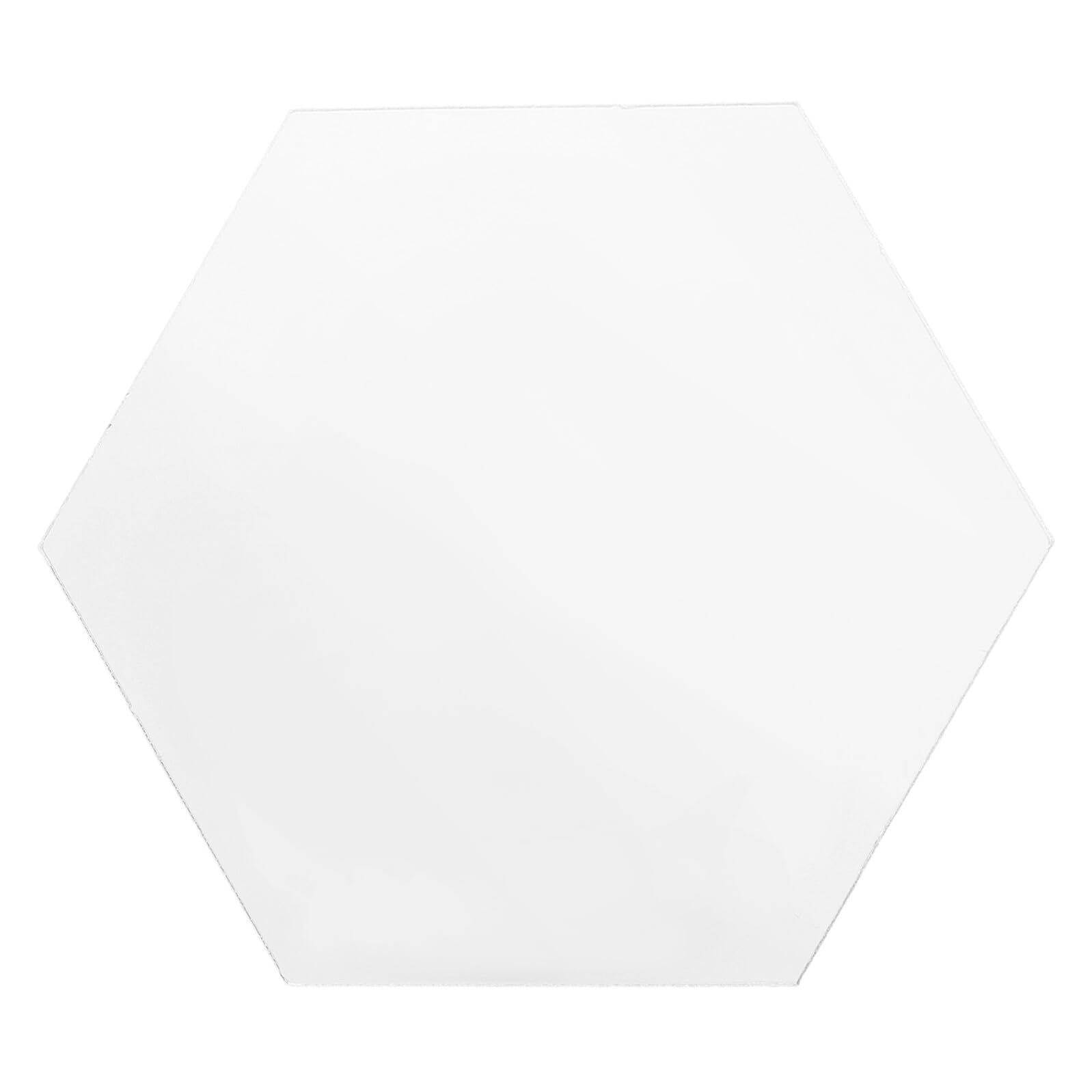 Uonlytech Modern Hexagon Wall Mirror Acrylic Decorative Mirror for Bedroom Bathroom Dormitory Artistic Reflective Surface Enhances Light Easy-Clean