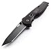 SOG Tanto EDC Knife - Flash II Tanto Folding Knife, Pocket Knife, Straight Edge Knife w/ Black TiNi Blade and Assisted Opening Tech