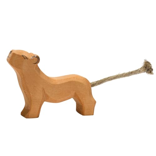 Lion Ostheimer petit tête haute sculpture artisanale