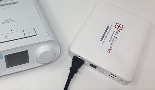 Zopec EXPLORE 4000 Universal CPAP Battery (1.5-2 Nights). Works with All CPAP Devices