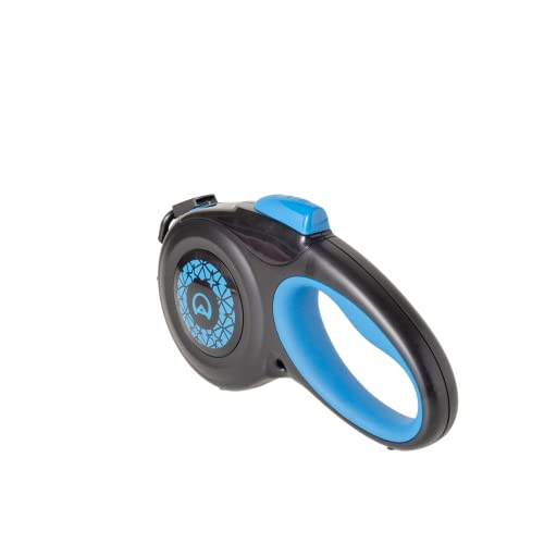 Amicus Guia Retrátil Star Flex Tamanho P Preto E Azul