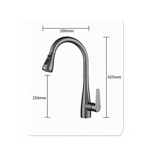 Robinet de cuisine extractible eau chaude et froide pour évier - 4