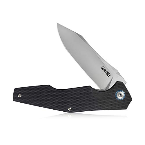 Kubey Ku161 G10 Handle Folding Pocket Knife With D2 Blade Ball Bearing Outdoor Hunting Camping Survival Edc Pocket Tool Knife Locking Liner (Black) #TOP2