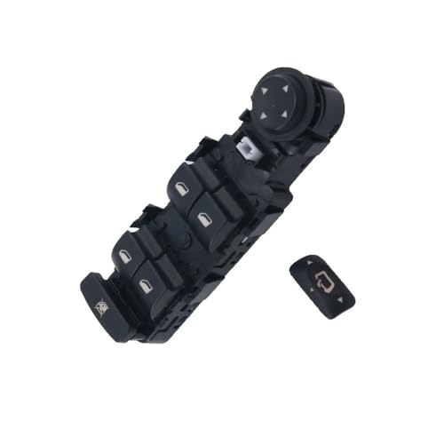 Interrupteur de vitre electrique commande principale gauche noire auto C4 C5 C8