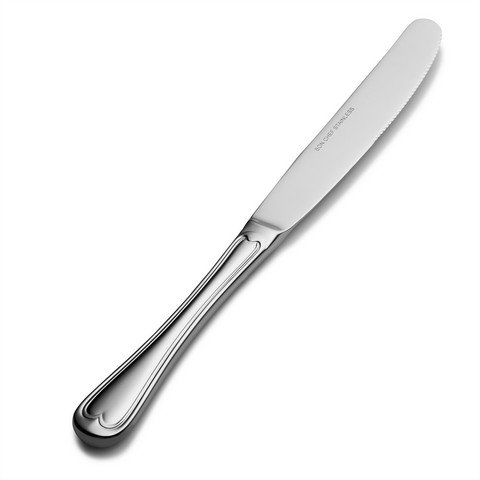 Bon Chef S612 Victoria Euro Solid Handle Dinner Knife44; Pack of 12