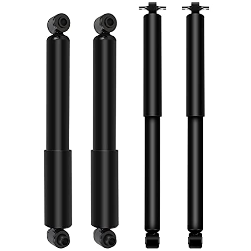 Set of 4 Shocks,ECCPP Shocks Absorbers K2500 K1500 1988-1999 for Chevy Fits 1988-2000 for Chevy K2500,1988-1999 for GMC K1500,1988-2000 for GMC K2500 Front Rear Auto Shocks Gas Struts 344266 344263