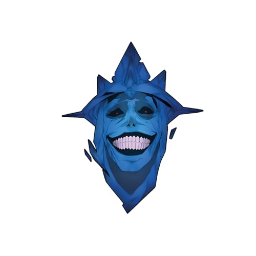 Image of Solo Leveling Peeker Anime Manga Decal Water Resistant Sticker Indoor Use Ideal for Laptop Window (Lord Face 1)