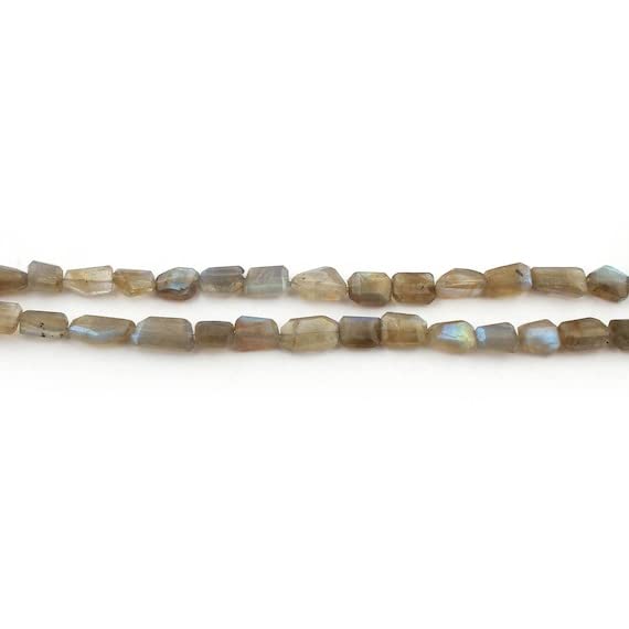 Labradorite briolettes facettées LKBEADS de qualité supérieure 11mm-17mm SB4043