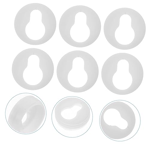Image of Mipcase 200pcs Keyhole Hangers for Picture Frames Round Frame Brackets Easy to Install Wall Art Hanging Hardware for Living Room Bedroom Kitchen and Bathroom