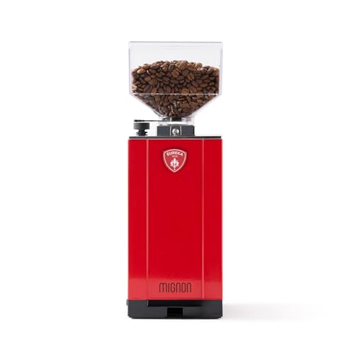 Eureka Mignon Specialita Espresso Grinder | Sound-Insulated | Stepless 55mm Burrs | Touchscreen | Ferrari Red