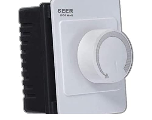 Image of SEER Cooler Regulator Dimmer Speed Full To Zero Rotaration Air Cooler Regulator 1500 Watt For All Type Cooler Pack 1 (Cooler Dimmer Regulator)