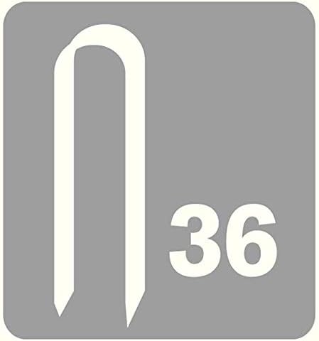 Rapid High Performance No.36 Cable Staples, Leg Length: 12 mm, grey, 5000 Box - Image 3