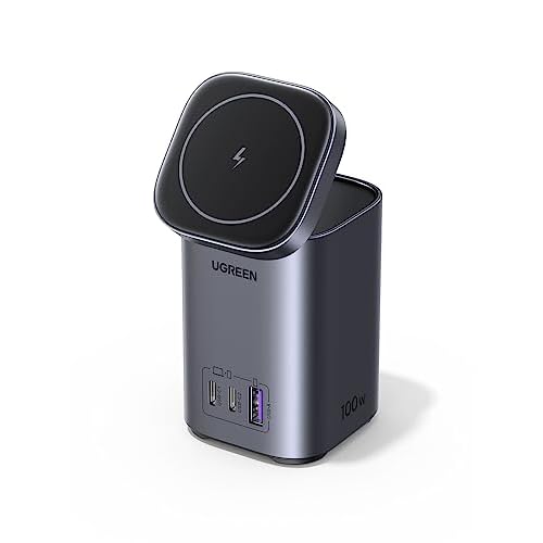 UGREEN Nexode 100W GaN USB-C Charger with MagSafe Stand