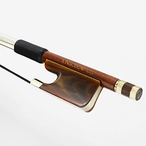 Pernambuco Stick Cello Bow Full 4/4 Size VINGOBOW 810C 4 4 Concert Level Beautiful Red Ox Horn Frog Well Balanced Warm Sound Qua