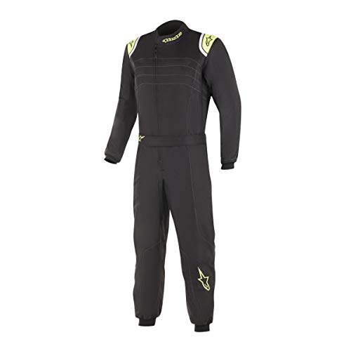 Alpinestars KMX-9 V2 S SUIT BLACK YELLOW FLUO 120