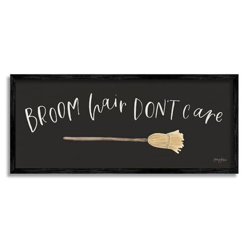 Stupell Industries Broom Hair Don't Care Framed Giclee Art by Jenaya Jackson