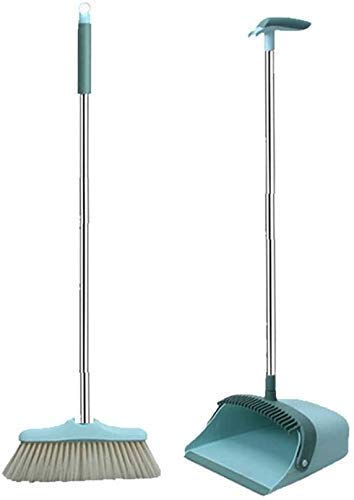 TONSYL [Upgrade Version] Dustpan and Brush/Dustpan Cleans Broom Combo Long Handle for Home Kitchen Room Office Lobby Floor Use Upright Stand Up Broom and Dustpan Set (B09M8NVRBG) Amazon Price History, Amazon Price Tracker