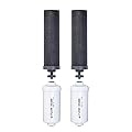 Set of 2 Berkey Authentic Black Berkey Elements (BB9-2) and 2 Berkey PF-2 Fluoride and Arsenic Reduction Elements - Combo Pack