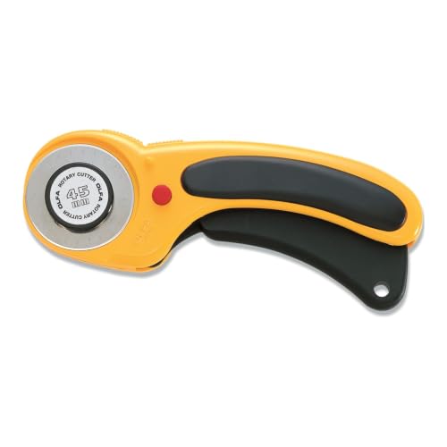 OLFA 45mm Ergonomic Squeeze-Handle Rotary Cutter...