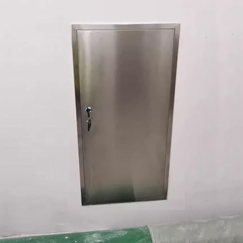 ZIMGOD Trampilla Pladur Panel de Acceso para Paneles de Yeso con Cerradura, Trampilla de Acceso Interior y Exterior, Placa de Cubierta para Orificios de Pared Empotrada(40x75cm (16x30in))