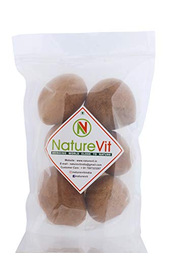 NatureVit Dry Coconuts 900 Gram | Whole Gota Nariyal | Ideal for Puja, Prasad, Cooking & Traditional Indian Recipes | Naturally Sun-Dried, Pure & Long Shelf Life