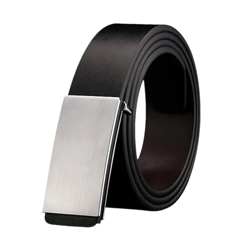 YTR6TW Men Buckle Leather Belts Male Belt Trendy Fashion Jeans Belt