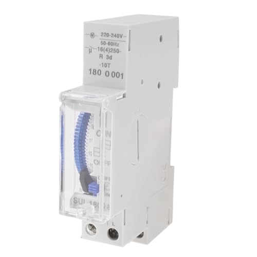 Temporizador Industrial de 24 Horas con relé analógico, eficiente, Universal, programable, 220 V.