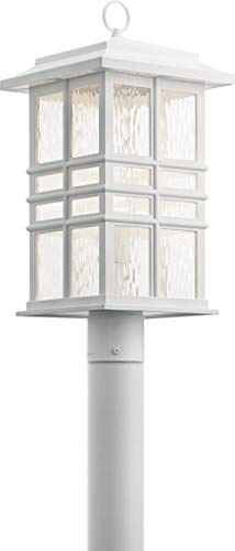 Kichler 49832Wh Craftsman/Mission One Light Outdoor Post Mount From Beacon Square Collection In White Finish #TOP23